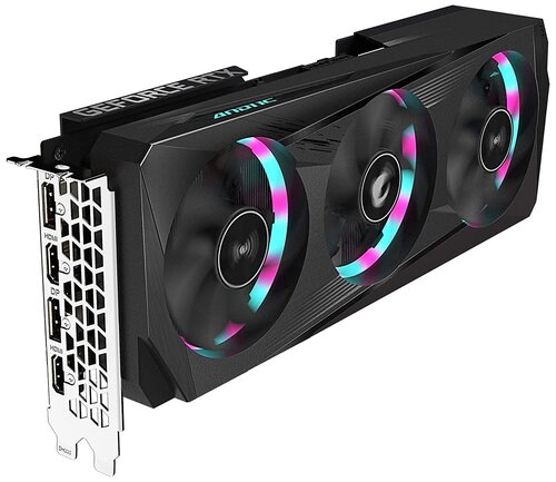 Видеокарта GIGABYTE AORUS GeForce RTX 3060 ELITE 12G (GV-N3060AORUS E-12GD) (rev. 2.0) - фото 4