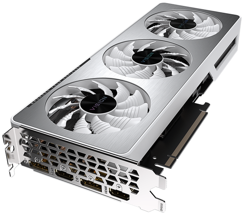 Видеокарта GIGABYTE GeForce RTX 3060 Ti VISION OC 8G (rev. 2.0) (GV-N306TVISION OC-8GD) - фото 4