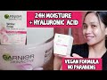 Видео - GARNIER WATER ROSE 24H MOISTURE CREAM+ HYALURONIC  ACID/VEGAN FORMULA/FILIPINA