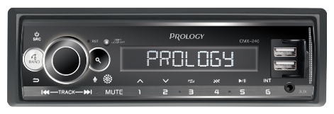 Автомагнитола PROLOGY CMX-240 - фото 1