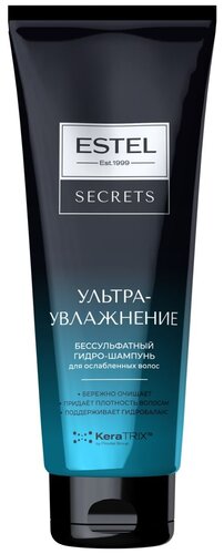 ESTEL бессульфатный гидро-шампунь Secrets Ультраувлажнение - фото 1