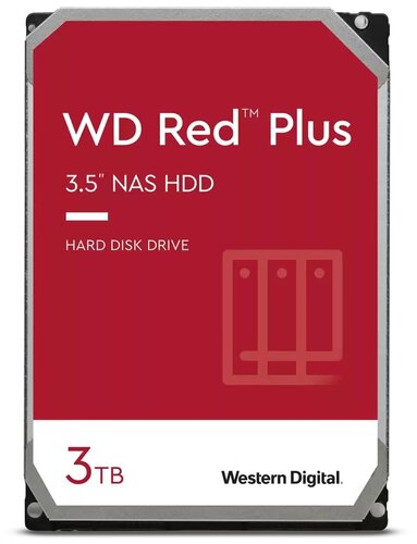 Жесткий диск Western Digital WD Red Plus 3 TB WD30EFZX - фото 1