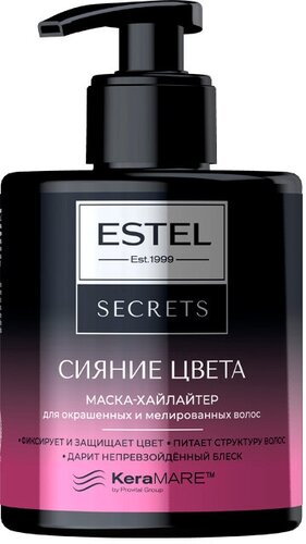 ESTEL Secrets Сияние Цвета Маска-хайлайтер для окрашенных мелированных волос - фото 3