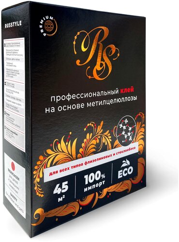 Клей для обоев RS(RusStyle) для флизелиновых и стеклообоев 300 грамм - фото 1